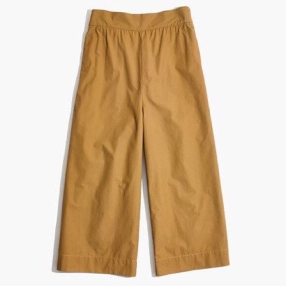 Madewell Mayfield Culotte Pants in Tan